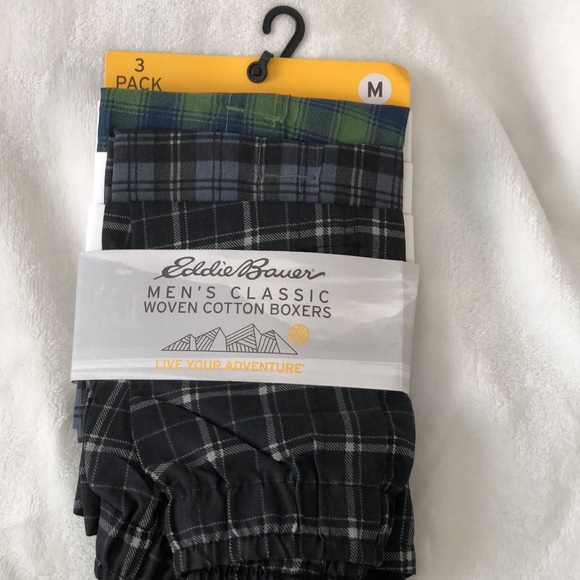 Eddie Bauer Underwear & Socks New Eddie Bauer 3 In A Pack Mens